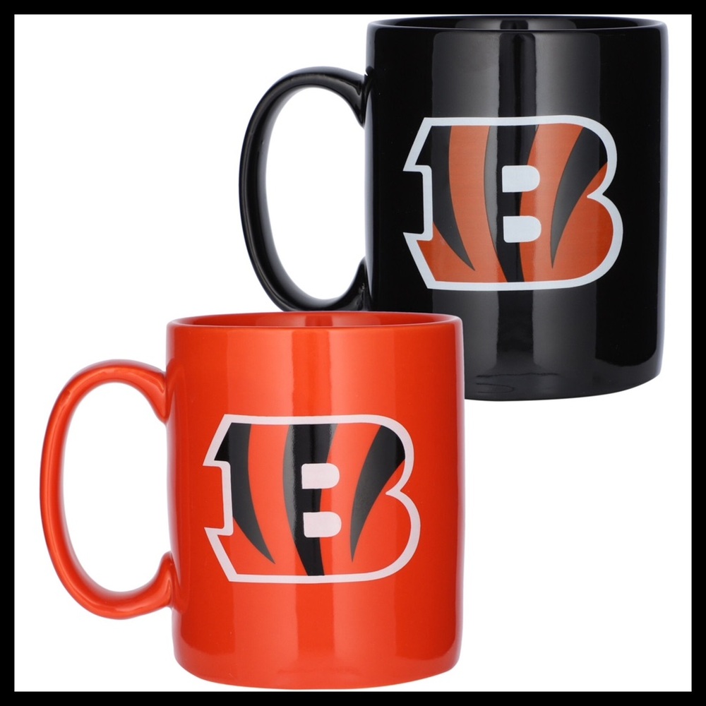 ⭐️NEW⭐️NFL Cincinnati Bengals Team Mug Set